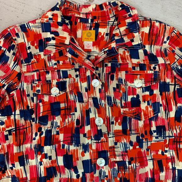 Ruby Rd. Multicolor jacket 3/4 sleeves - Picture 2 of 6